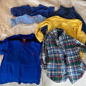 Lot of 7 Boys Ralph Lauren shirts